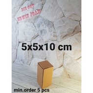 Cardboard Box 5x5x10 cm DB Bottle DieCut