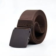 MEDAN Ikat Pinggang Pria Canvas Kain Nylon Men Belt Nylon Canvas Anti Metal Detector