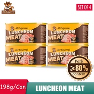 Mr.Squirrel Luncheon Meat Purefood 80% Pork Ready-to-Cook Canned Goods 198g