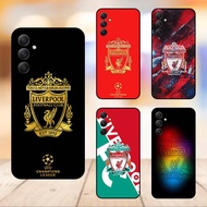 Samsung A34 5G phone case with black border Liverpool FC