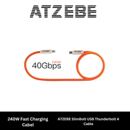 ATZEBE SlimBolt Thunderbolt TYPE C 240W Cable