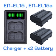 แบตเตอรี่ แท่นชาร์จ Nikon EN-EL15 Camera Battery and Charger for Z8 Z7 Z6 D7500 D7200 D810 D800 D610