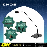 ICHOS GM-20D (GM 20 / GM 20D) Gooseneck Microphone with Desktop Preamp (Microphone Kuliah)