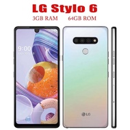 Original Unlocked LG Stylo 6 Q730TM 64GB ROM 3GB RAM Mobile 4G LTE Quad Core Smartphone Rear Camera 13MP 6.8" Cell Phone Touch