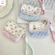 [pes] Floral Coin Purse Portable Clutch Bag Lipstick Earphone Sundries Storage Bag Wallet Pouch Make