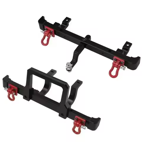 Front Rear Bumpers for MN MN82T LC79 MN82S MN82Pro MN82 RC Car Metal Upgrade OP Accessories Parts
