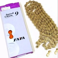 TAYA 9 speed gold bicycle chain
