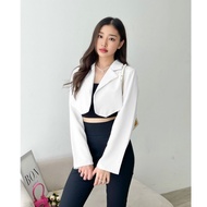 Keiko Tweed Blazer Korean Blazer/