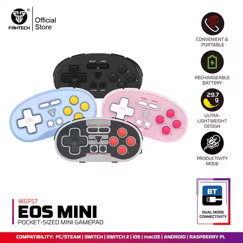 FANTECH WGP17 EOS MINI gamepad Customizable Controls ual-Mode D-Pad/Joystick for ANKI PC Mini Contro