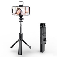 S03S Bluetooth Fill Lamp Selfie Stick 360°Rotate Tripod Stand Phone Holder Extendable Handheld Holde