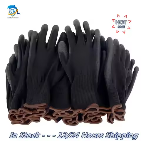 10-30 pairs of nitrile safety coated work gloves, palm coated mechanical work gloves and PU gloves,