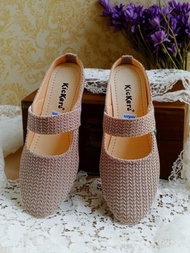 Sepatu Wanita Bahan Rajut Impor sepatu sandal wanita kekinian viral /sepatu wanita dewasa terbaru
