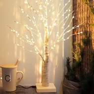 LED Tabletop Birch Tree Light Warm White Artificial Fairy Light Tree 8VJ8