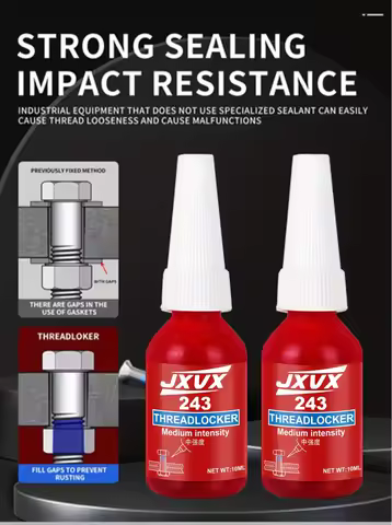 Threadlocker 243 Blue Threadlocking Compound (Equivalent to Loctitl) Anaerobic Adhesive Bolt Fixing 
