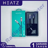 Heatz ZC44 C to C Nylon 6A Fast Charging Cable