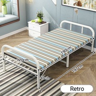 Tempat Tidur Lipat dengan Kasur Ranjang Lipat Folding Bed Portable  Kasur Lipat 120 cm