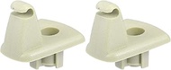 uxcell 2pcs Beige Plastic Sun Visor Support Clip Retainer No.1EJ51BD1AA for Chrysler 300 2.7L V6 Bas