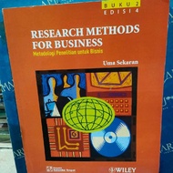 Original BOOK RESEARCH METHODS FOR BUSINESS RESEARCH METHODOLOGY FOR BUSINESS BOOK 2 4TH EDITION UMA