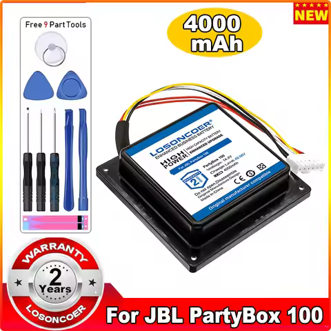 LOSONCOER 4000mAh SUN-INTE-260 Speaker For JBL PartyBox 100 Battery