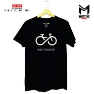 Bike FOREVER Screen Printed T-shirt Men's Tops Men's Clothes - MACTIVE PROJECT