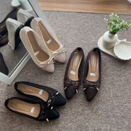 Shoes basic ribbon mesh shoes ot mesh loafers ribbon shoes