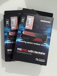 *急放* Samsung 990 PRO with Heatsink 2TB PCIe 4.0 NVME M2 SSD x2