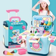 Kitchen Toys Kitchen Toy Set Cooking Toys Toys Kitchen House Wine Toys Kitchen Toy Set Simulation Kitchenware Cooking Cooking Ice Cream Cosmetics Princess Dressing Table Girl Play House