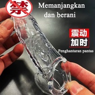 Silicone Reusable Extension Condom Sleeve For Men Cock Ring Delay Penis Enlarge Condom Penis Sleeve,