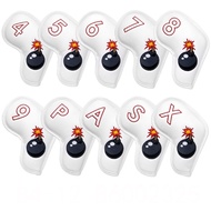 Blast White Iron Set Head Cover Golf Iron Stick Cover Stick Club Iron