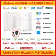 Huawei B818 B818-263 Unlocked Full Band LTE Cat19 CPE 4G+ SIM ROUTER 64 WiFi Users 4*4 MIMO