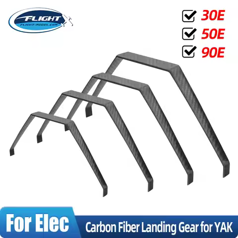 1PCS Carbon Fiber Landing Gear for YAK 30E/50E/90E Electric RC Aircraft Model Chassis