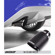 WORKS ENGINEERING EXHAUST TIP CARBON TECH R3 (UNIVERSAL) SINGLE TUBE TAILPIPE