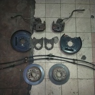 Disc brake belakang Wira Satria pcd 100 / 114