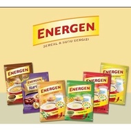 HIJAU Energen Cereal Renceng Fill 10 x 34 grams new packaging (Chocolate Flavor, Vanilla, Green Bean