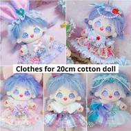 Only Clothes 20cm Cotton Doll Clothes/20cm Plush Doll Lolita Skirt