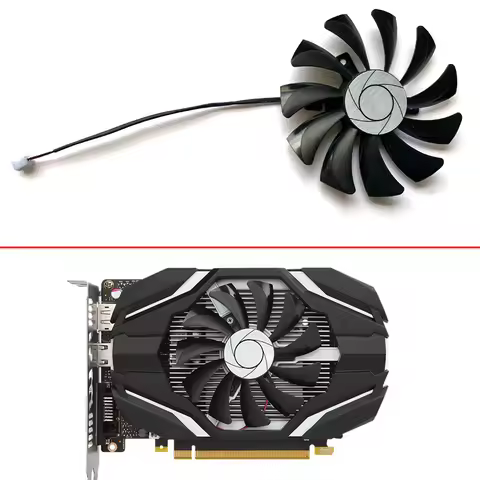 Video Card Fan For MSI MSI GeForce GTX 1050 1650 1050Ti RX 550 GT1030 85MM HA9010H12F-Z Zotac GTX 10