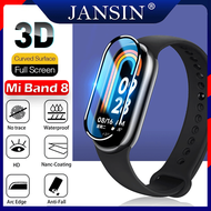 3D screen protector ฟิล์ม for xiaomi mi band 8 7 6 Miband Soft Protective Film Cover For Xiaomi Mi Band 8 7 6 5 4 ตัวป้องกันหน้าจอ（Not Glass）