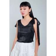 Love, Fioyo - Aelin Satin Luxe Top (Black)