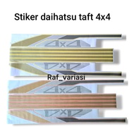 Taft 4x4 body list sticker Daihatsu Taft 4x4 GT rocky sticker/ Taft GT 4x4 sticker/