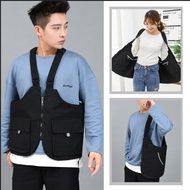 Functional Style Vest Bag High Street Vest Bag Literary One-Shoulder Diagonal Vest Bag Multifunction