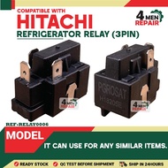 (3PIN) COMPATIBLE WITH HITACHI / TOSHIBA REFRIGERATOR PTC RELAY PETI AIS RELAY PETI SEJUK H18205E H1