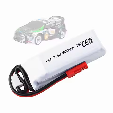 7.4V 800mAh Lipo Battery for WLtoys K969 K979 K989 K999 P929 P939 RC Car Spare Parts 2s Battery 1-5p