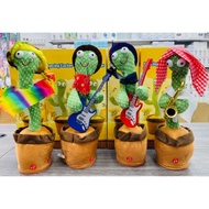 dancing cactus cactus plush toy talk kaktus bercakap dancing toy song plush dancing cactus early chi