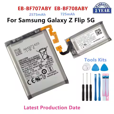 Brand New EB-BF707ABY EB-BF708ABY Battery For Samsung Galaxy Z Flip 5G GH82-23867A SM-F707U BF707 BF
