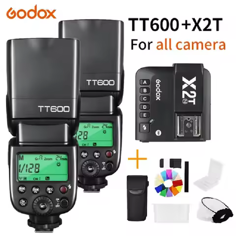 Godox TT600 2.4G Wireless GN60 Master/Slave Flash With Built-in Trigger System Compatible For Canon