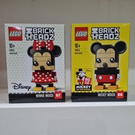 LEGO Brickheadz Disney Mickey 41624 & Minnie Mouse 41625