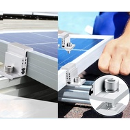 Solar Panel Clamps Solar Panel Mounting Rails for Solar Panel PV Mounting Hardware Solar Panel Acces