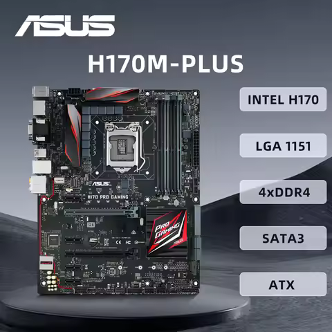 ASUS H170 PRO GAMING Motherboard Support i7-6700K i5-6500 i3-6300 Pentium G4560 Celeron G3950 CPU DD