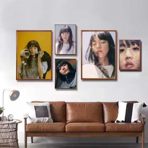Japanese Pop Singer Aimyon Poster Gallery Prints Self Adhesive Home Decor Decoration Wall Decals Liv
