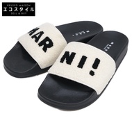 Marni [สภาพเหมือนใหม่] SAMS010202 P3556 เสื้อคลุมอาบน้ำผ้าเทอร์รี่พิมพ์ลายโลโก้ ไซส์ 39